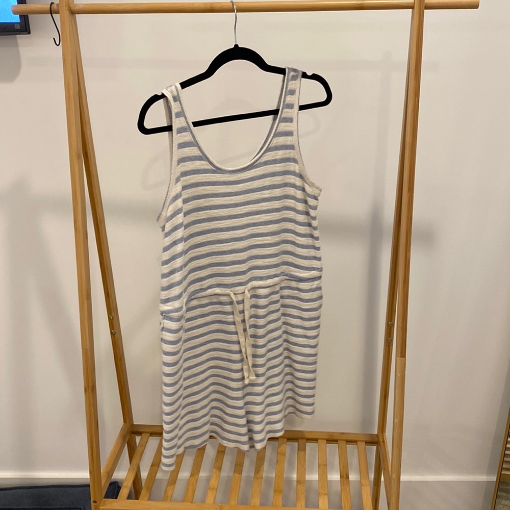 Striped Maternity Romper